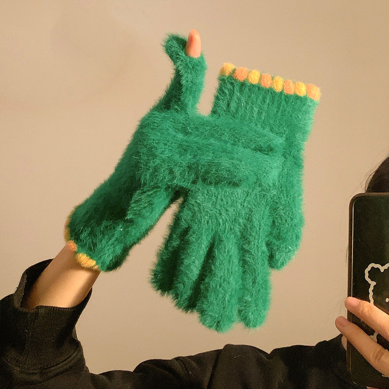 Touchscreen Fleece Winter Gloves for Outdoor Daily Activities