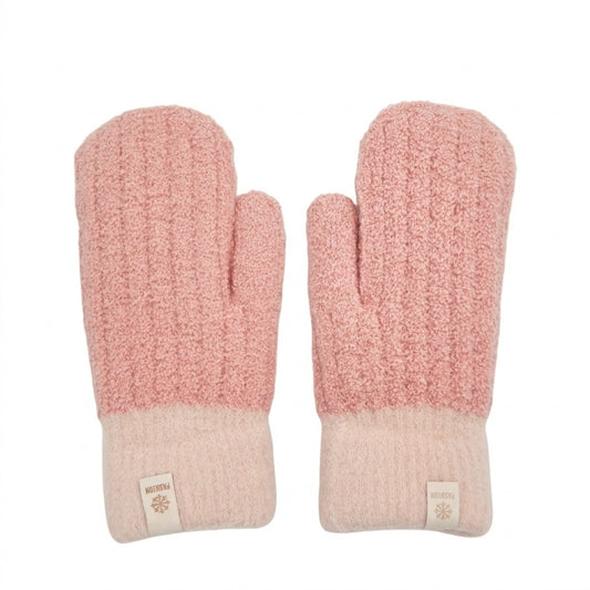 Fleece Lined Winter Gloves with Windproof Design for Outdoor Activities