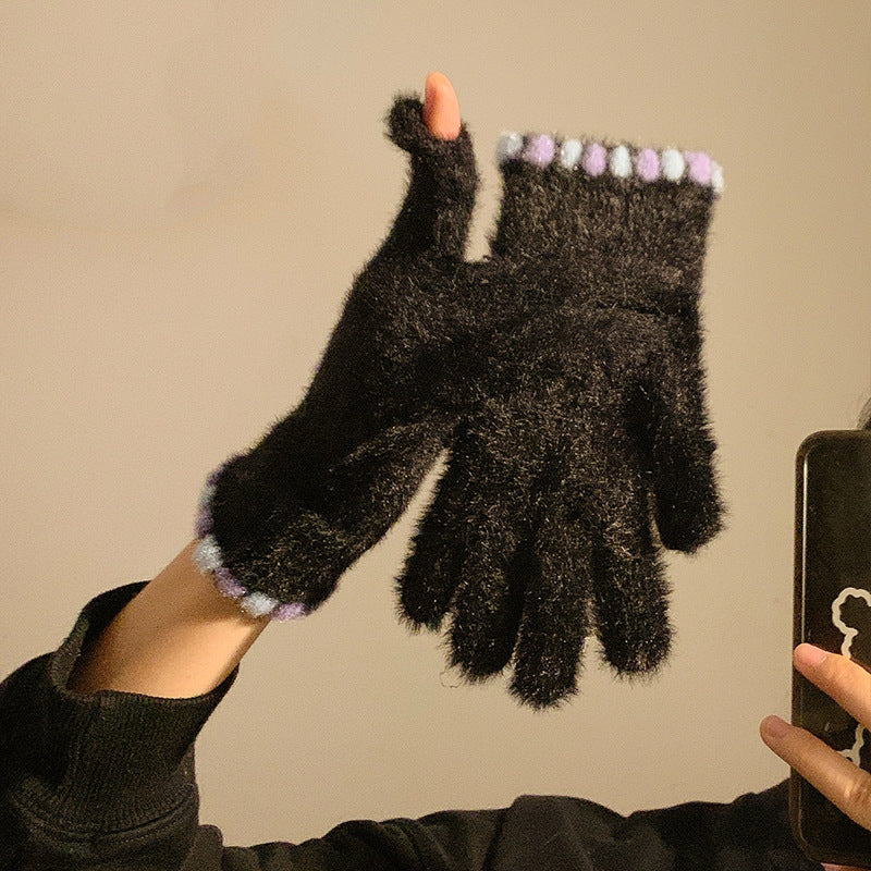 Touchscreen Fleece Winter Gloves for Outdoor Daily Activities