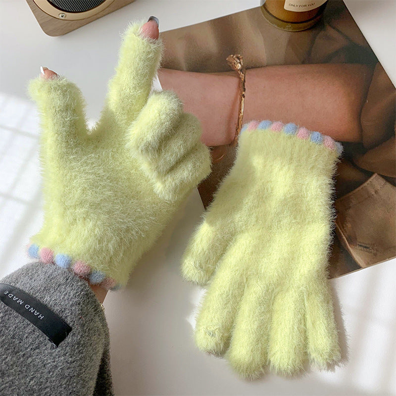 Touchscreen Fleece Winter Gloves for Outdoor Daily Activities