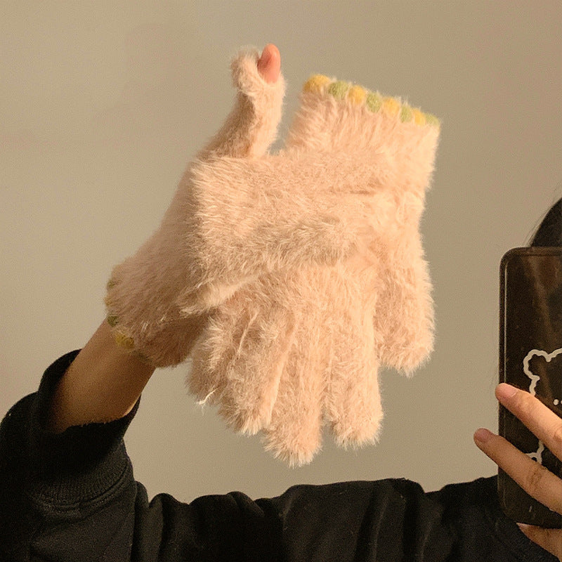 Touchscreen Fleece Winter Gloves for Outdoor Daily Activities