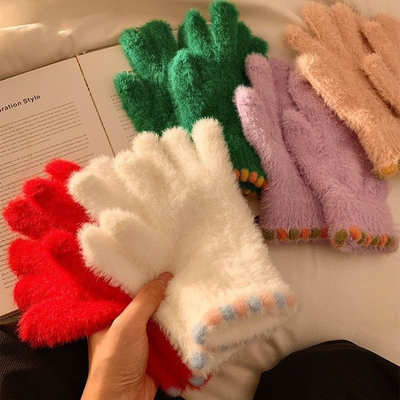 Touchscreen Fleece Winter Gloves for Outdoor Daily Activities