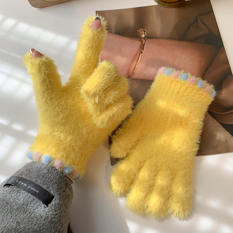 Touchscreen Fleece Winter Gloves for Outdoor Daily Activities