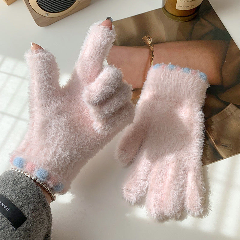 Touchscreen Fleece Winter Gloves for Outdoor Daily Activities